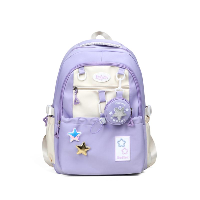 Plecaki nylonowe o dużej pojemności Star, wysokiej jakości, o unikalnym wzornictwie, w ładnych kolorach, dla kobiet, na co dzień, portmonetka na monety