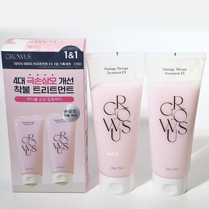GROWUS Damage Therapy Treatment EX 1+1 Special Set 220ml + 220ml