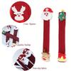 1PC Festive Christmas Oven & Fridge Handle Cover - Polyester Refrigerator Handle Cover For Christmas Kitchen Decoration, Christm