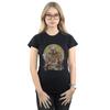 STAR WARS Womens/Ladies The Mandalorian Distressed Warrior Cotton T-Shirt