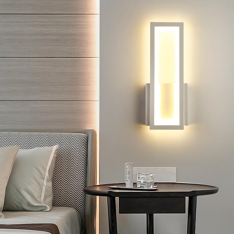 Modern LED Wall Lamp: Sleek Design for Bedroom, Living Room, and Hallway