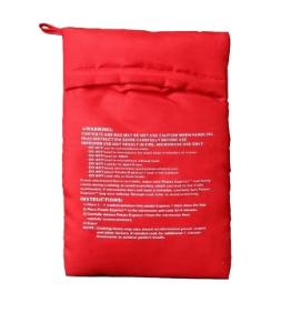 Мешок для картофеля в микроволновой печи Многоразовый пакет для приготовления картофеля в микроволновой печи Пакет для запекания картофеля Идеальный картофель 4 минуты Красный пакет для запекания