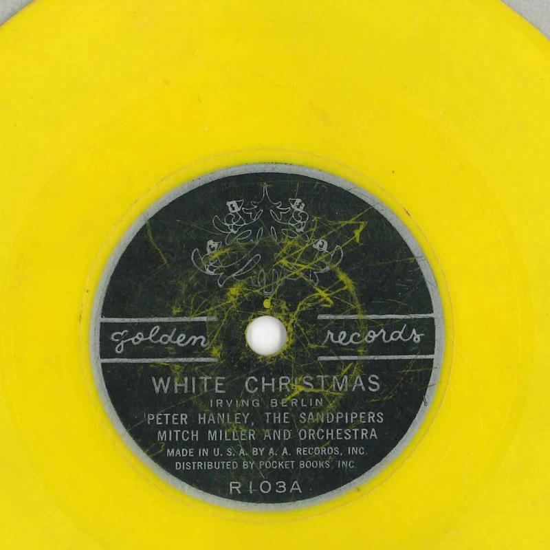 

7-дюймовая пластинка РАЗНЫЕ - Белое Рождество R103 GOLDEN RECORDS 1953 США Детская Б/У