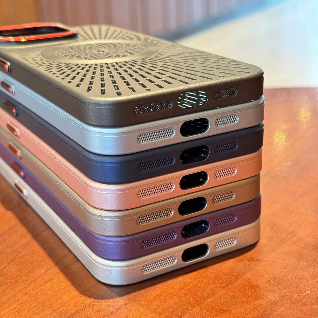 Magnetic Heat Dissipation Case for iPhone 16 Pro Max, Breathable Skin-Feel, Compatible with Apple 15 Pro