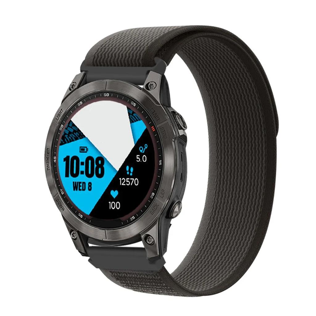22mm 26mm Nylon Loop Strap for Garmin Fenix 8 51mm 7X 7 Pro Fenix 6X 6 5X 5Plus Tactix 7 High Smartwatch Band Forerunner 965 945