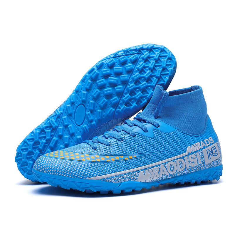 

2025 новые высокие футбольные бутсы мужские молодежные кроссовки для чемпионата мира по футболу с длинным сломанным ногтем студенческая спортивная обувь 46