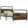 VidaXL Bed Frames Without Mattress 90x190cm Smoked Oak Engineered Wood 4100219