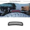 Black 3rd Third High Brake Light Lamp Cover Trim For Ford Bronco 21+ Accessories
