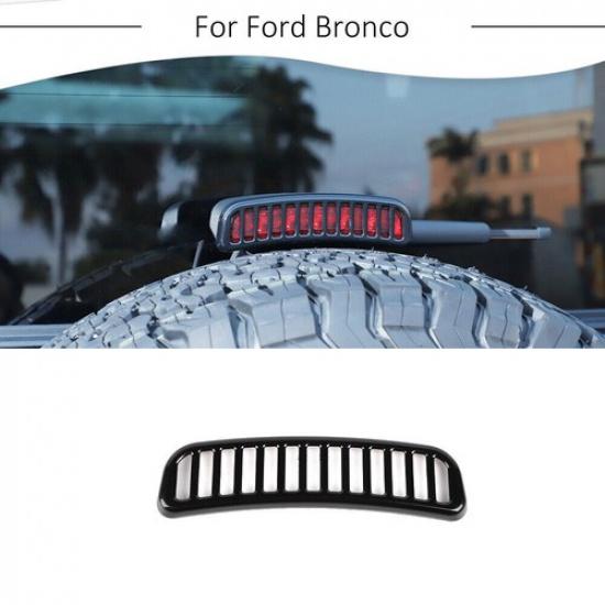 Black 3rd Third High Brake Light Lamp Cover Trim For Ford Bronco 21+ Accessories