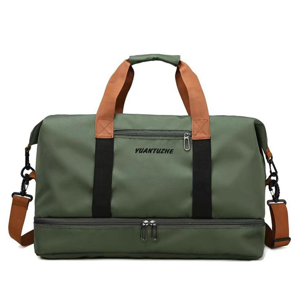 Separate Wet Dry Portable Gym Bag Waterproof Design Portable Handle Gym Suitcase Large Capacity Travel Duffle Bag