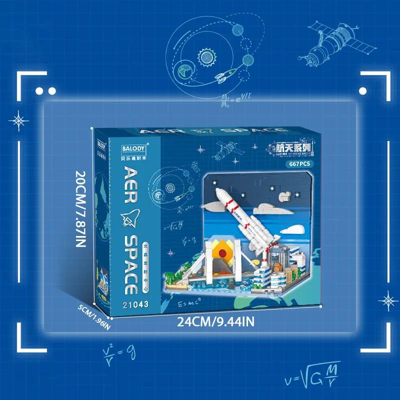

Ракетный центр, строительные блоки, сборка космического корабля, кирпичи, игрушки для мальчиков, модель, украшение для рабочего стола, детские рождественские подарки