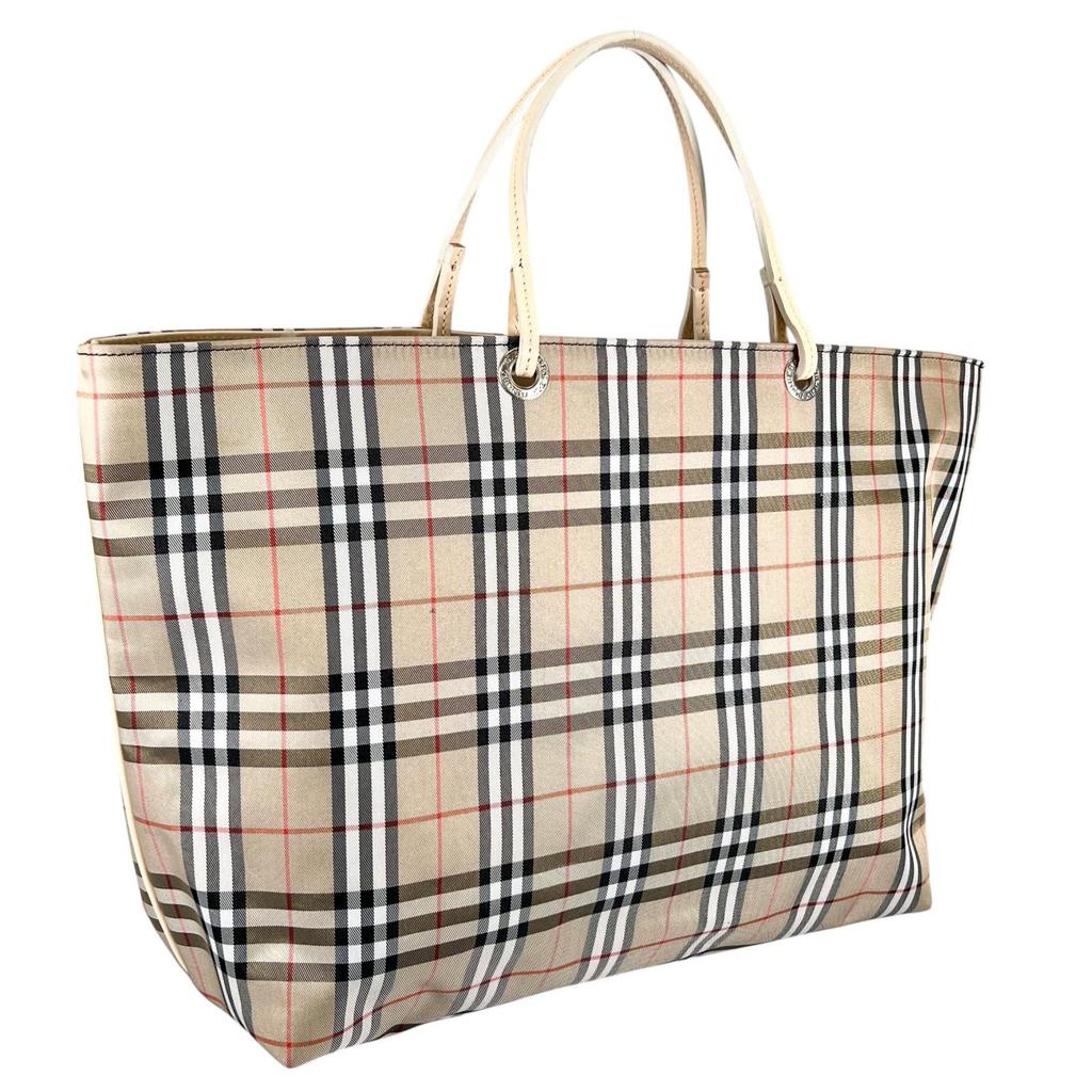 BURBERRY Tote Bag beige Women Nova Check used