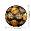 Ronaldo's Golden Legacy Size 5 Soccer Football Machine-Stitched Indoor/Outdoor Universal Football Unique Gift for Soccer Lovers