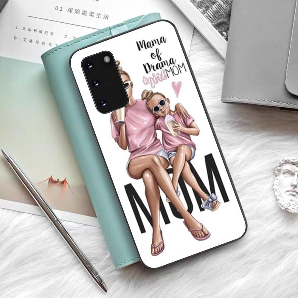 Super Mom MaMa Fundas Phone Case For Samsung S 9 10 20 21 22 23 30 23 24 Plus Lite Ultra FE S10lite Fundas