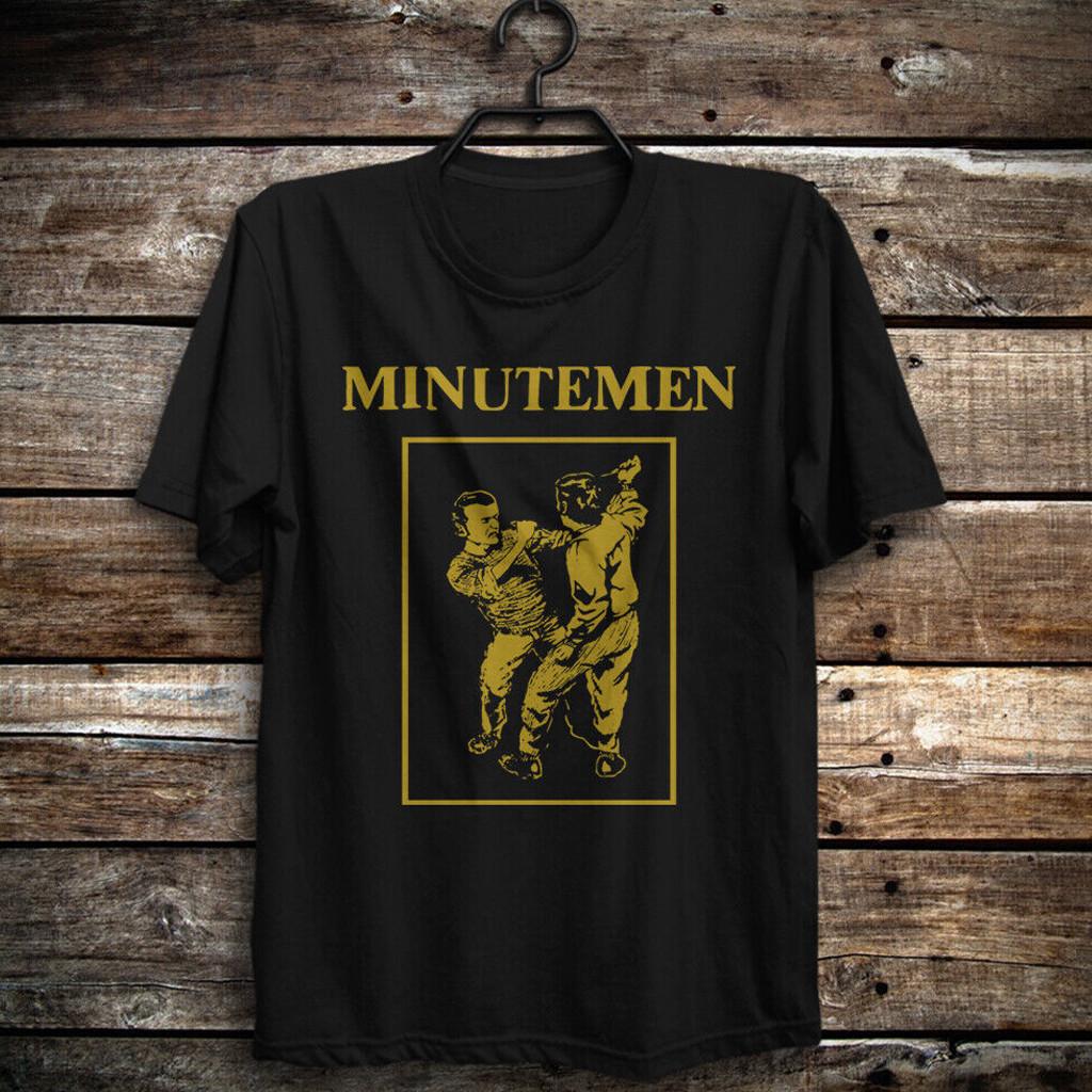Minutemen band punk rock album black T-shirt Short sleeve All sizes XA663 M