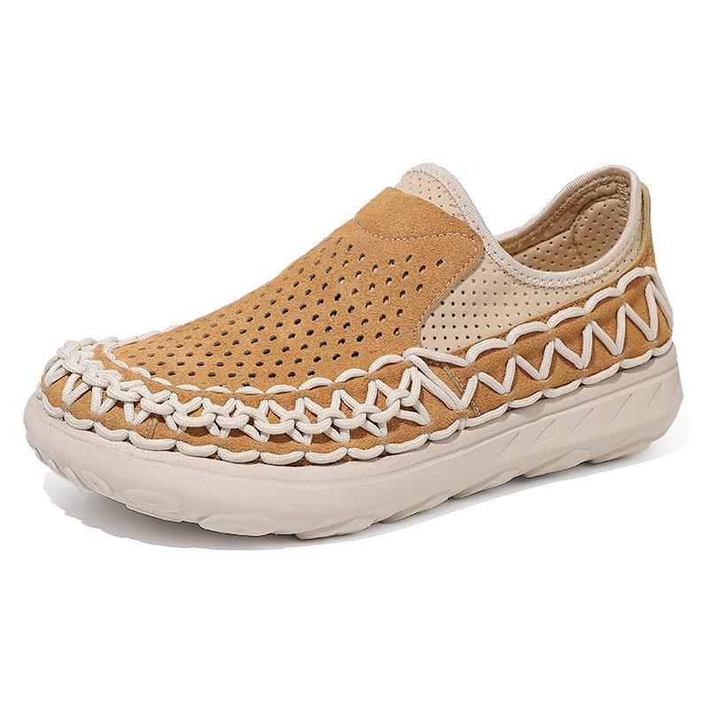 Men's Plus Size Breathable Mesh Sandals & Casual Old Beijing Running Dad Shoes