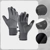 Men Women Outdoor Cycling  Gloves Autumn Winter Thickened Warmth Breathable Touchscreen Windproof Anti-slip Mitt For Driving Skiing