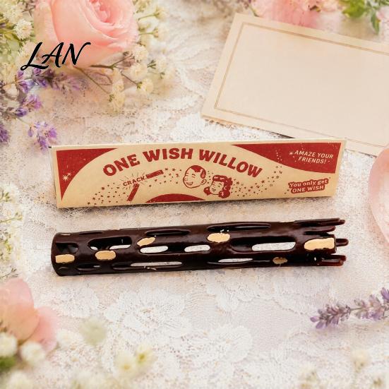 Tragbare Glücksbringer Ein Wunsch Weidenzweig mit Schachtel, 3D-gedruckter Wunsch-Wunsch-Schnappstock, Zeremoniebedarf Zerbrechlicher Magischer Charm für Spirituelle