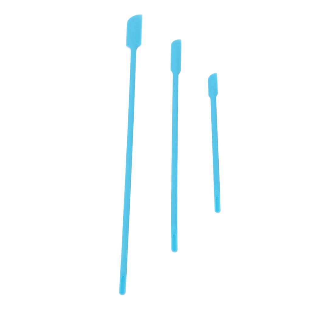 3Pcs Silicone Spatula Double Sided Arc Design Odorless Easy Cleaning Silicone Scraper Makeup