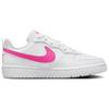 Nike Court Borough Slip Resistant Abrasion Resistant Low Top Kids Lifestyle Shoes White Pink Sneakers DV5456-113