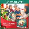Adorable Christmas Gnome Countdown Advent Calendar Blind Box Toy Set For