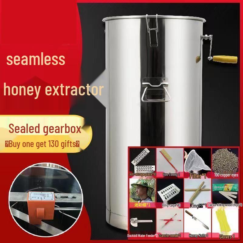 Thickened Stainless Steel Honey Extractor & Spinner Set for Beekeeping