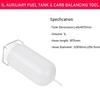 High Quality Motorcycle 4 Litre Auxiliary Fuel Tank Carb Gas Tanks With Hose Clips Balancing Tool Replacement Accessories