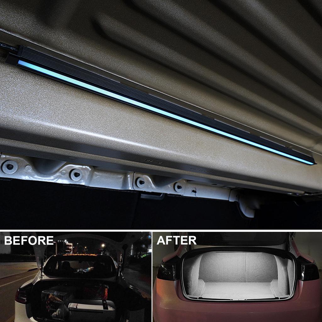 LED Trunk Light for Tesla Model 3 Brightening Lighting Atmosphere Light Interior Modification Decorative Lights Accessories