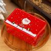 Christmas Tin Candy Packaging Box, Creative Gift Box, Christmas Tin Storage Box