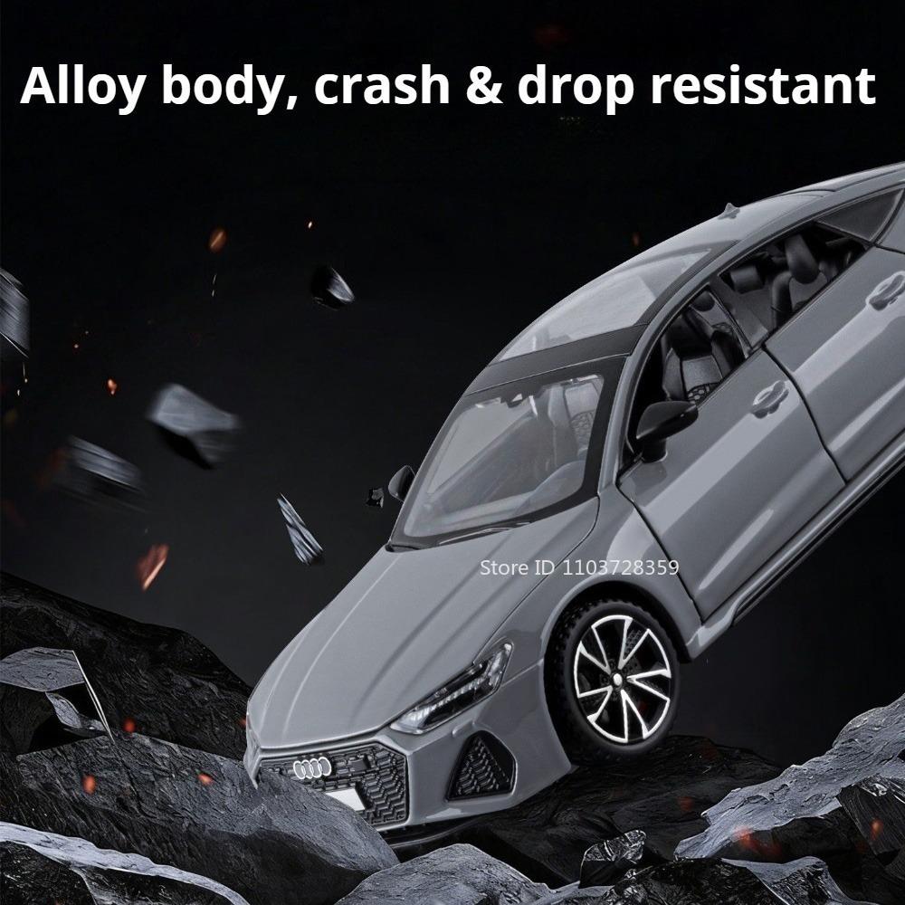 1:32 Scale Rs7 A6L Model Toy Cars Metal Diecast Doors Opened Pull Back Exquisite Interior Decoratio Vehicles For Friends Gifts