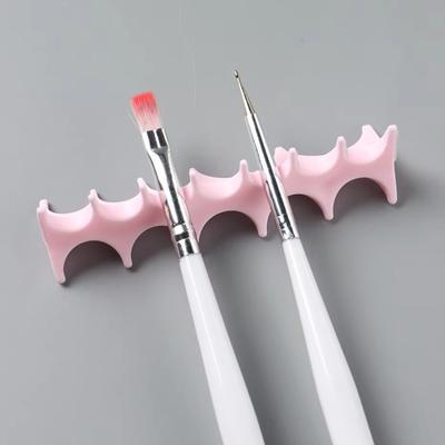 UV Gel Brush Display Showing Shelf Makeup Organizer Makeup Painting Pen Rest Brush Rack Shelf