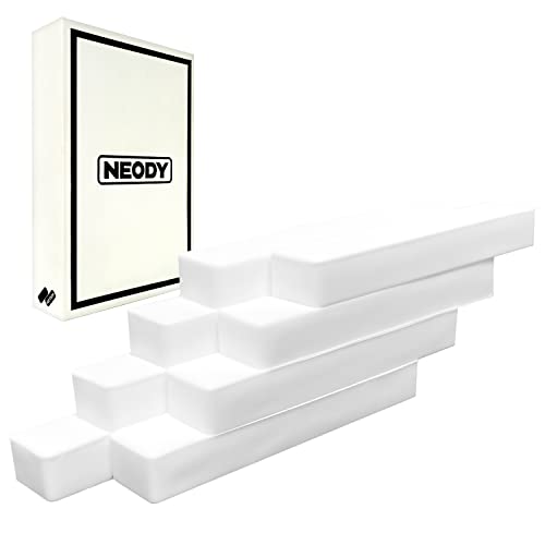 

NEODY Strong Neodymium Magnets, Silicon Bar (51*10*6mm), White, Set of 8 (Specially Made with Silicone) SB-0208-W