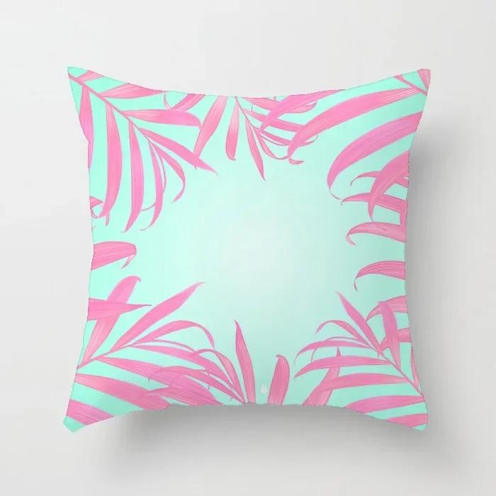 Office Chair Cushion Cover Creative Cartoon Cactus Print Pillow Cover Fashionable Luxury Home Decoration