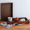 Flat Rectangular Fruit Tray Polished Coffee Serving Tray Decorative Platter  Home Storage