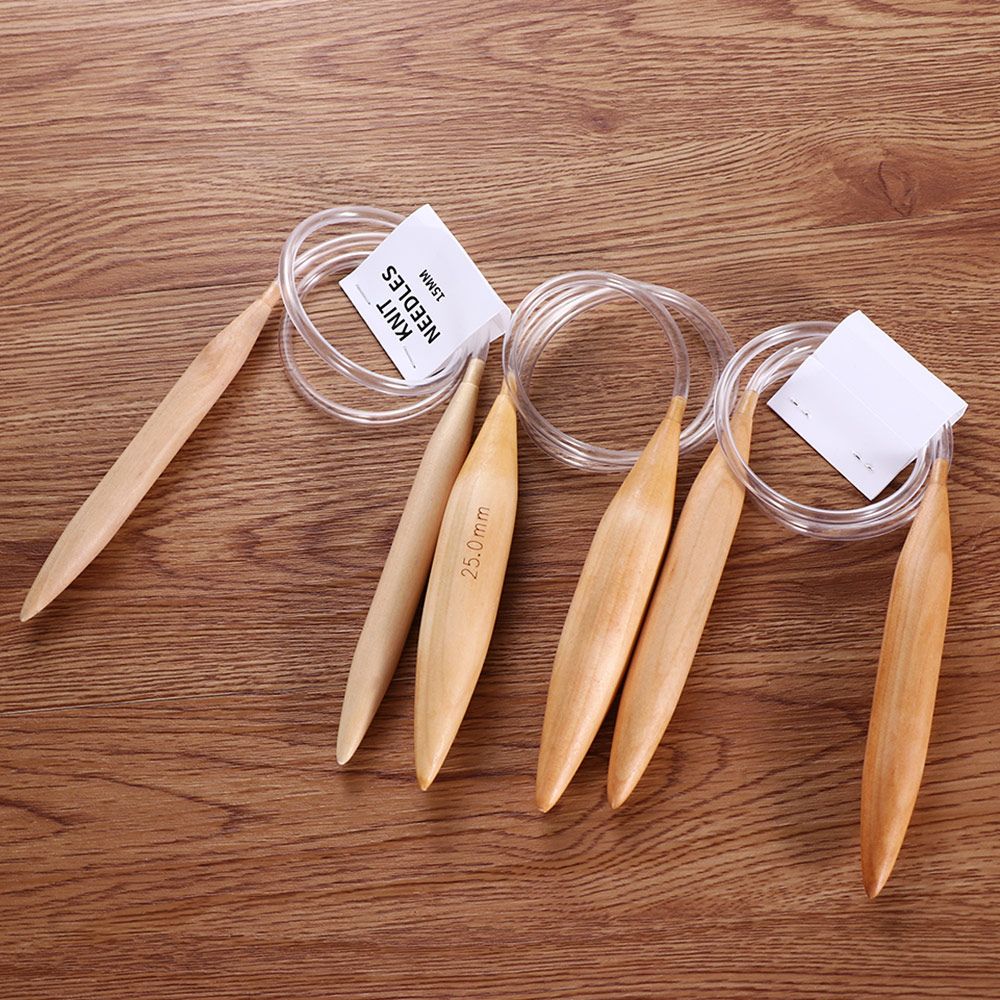 diy craft Bamboo Yarn Circular crochet hooks Braided ring needle knitting sewing tool