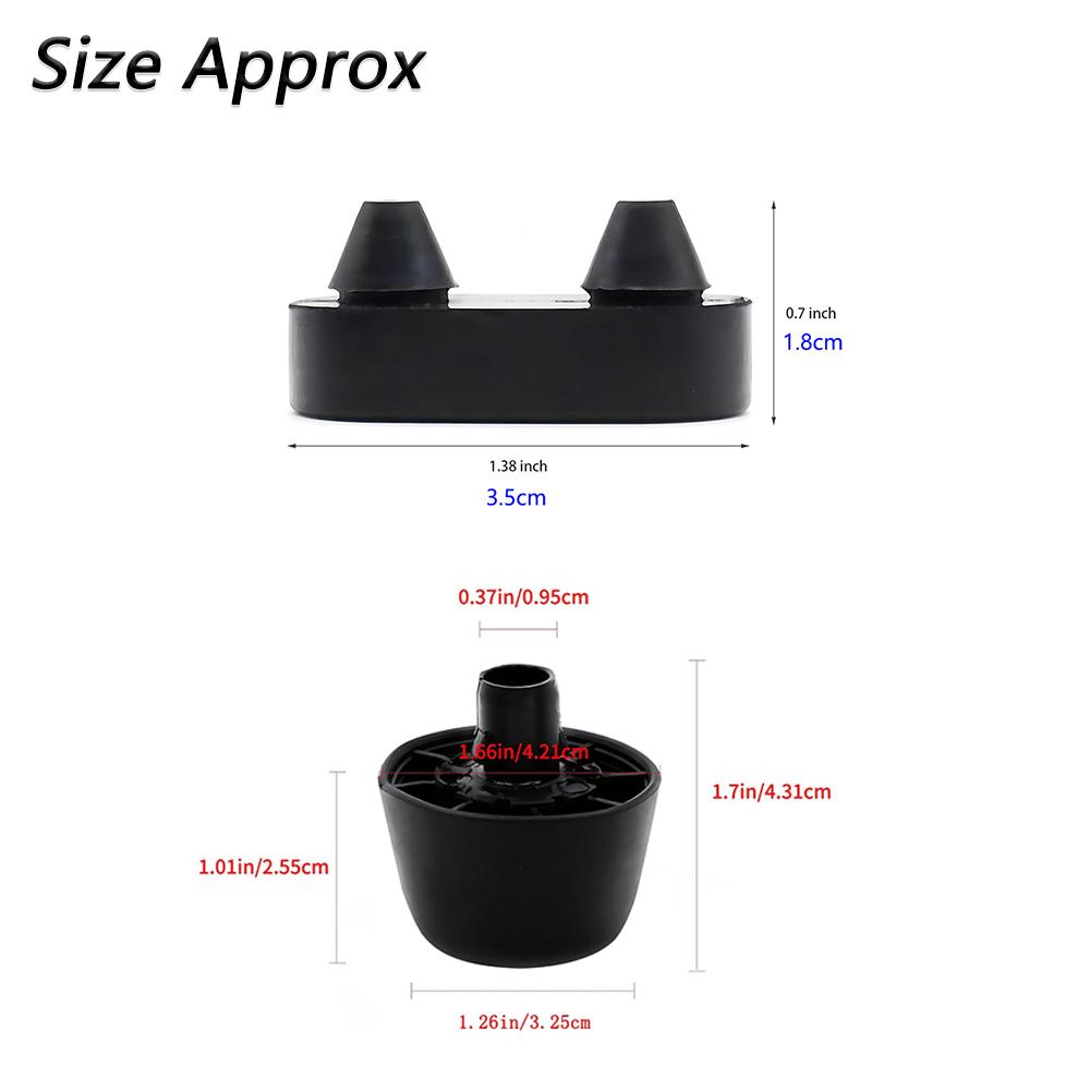 Engine Hood Decoration Rubber Stopper Plug for Jeep Wrangler TJ 1997-2006 Waterproof Pad Mat Protect Gasket Exterior Accessories