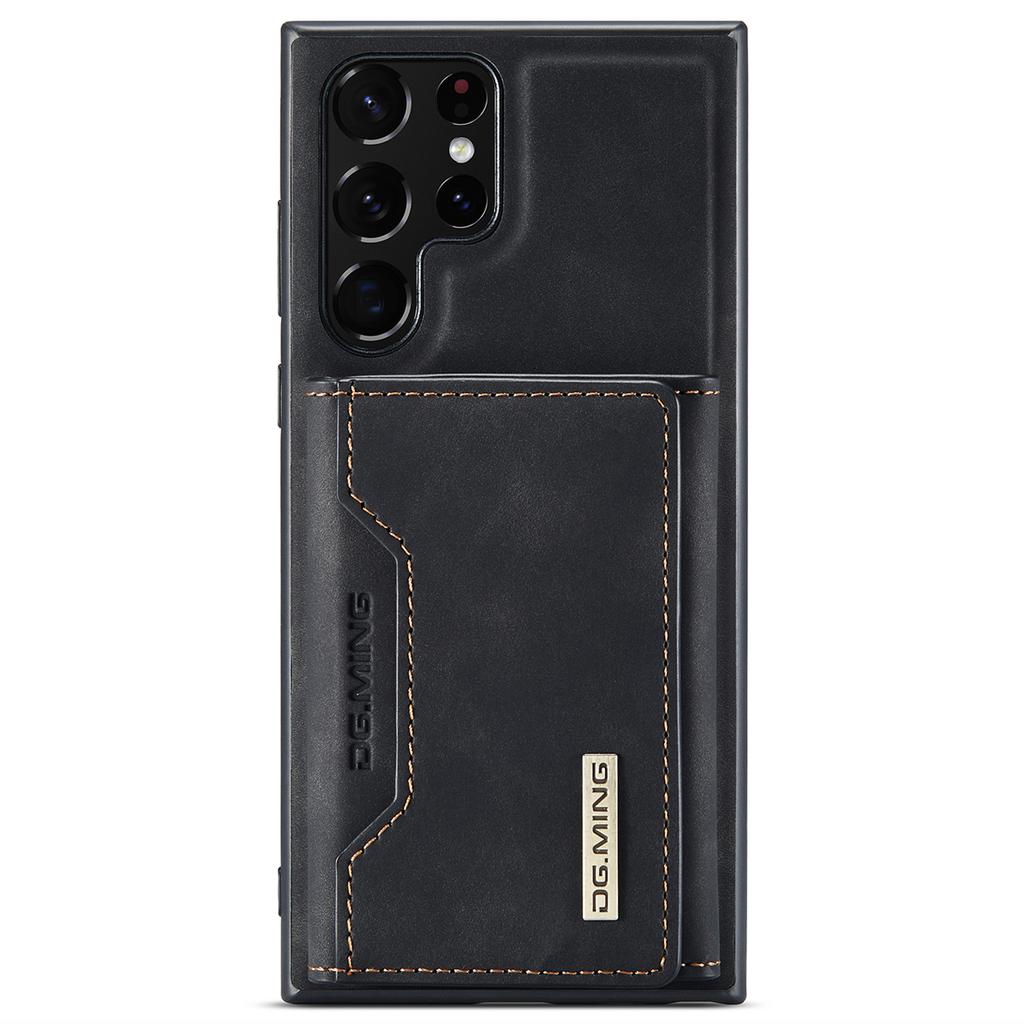 DG.MING M2 Series pro Samsung Galaxy S24 Ultra Pouzdro Kryt se stojánkem s Odnímatelnou Magnetickou Peněženkou
