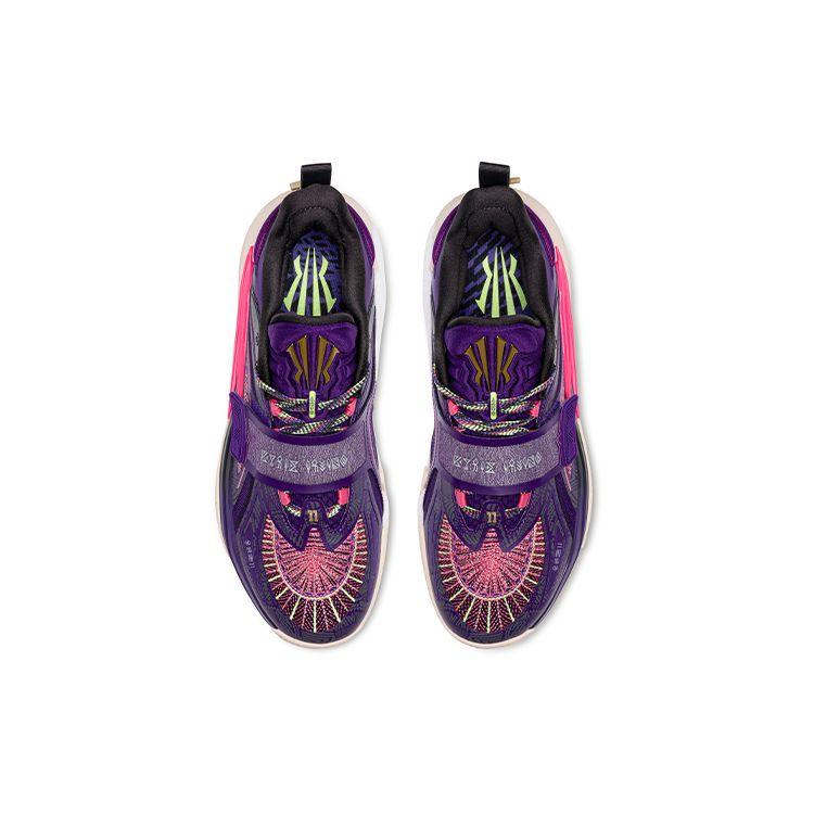 Anta Kai 1 Artysta na Korcie Premiera w Chinach Męskie Sneakersy Fioletowy Różowy Szary 112421102S-7