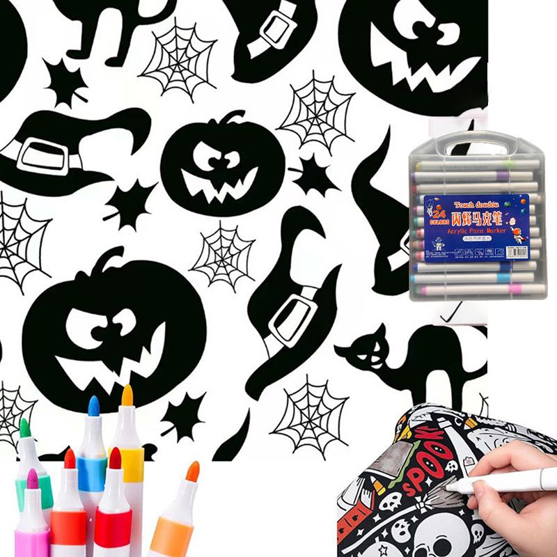 Diy Coloring Blanket With 24 Markers Color Your Own Cozy Velvet Throw Blanket For Kids Adults Creative Gift For Home Decor