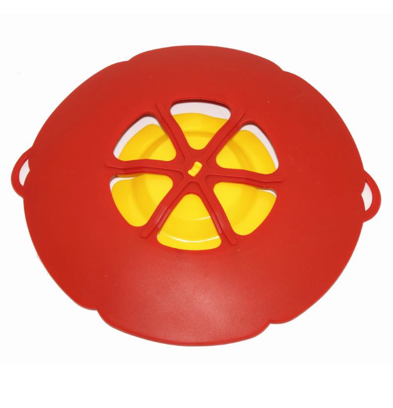 26CM Silicone Flower-Shaped High-Temperature Splash-Proof & Anti-Spill Pot Lid