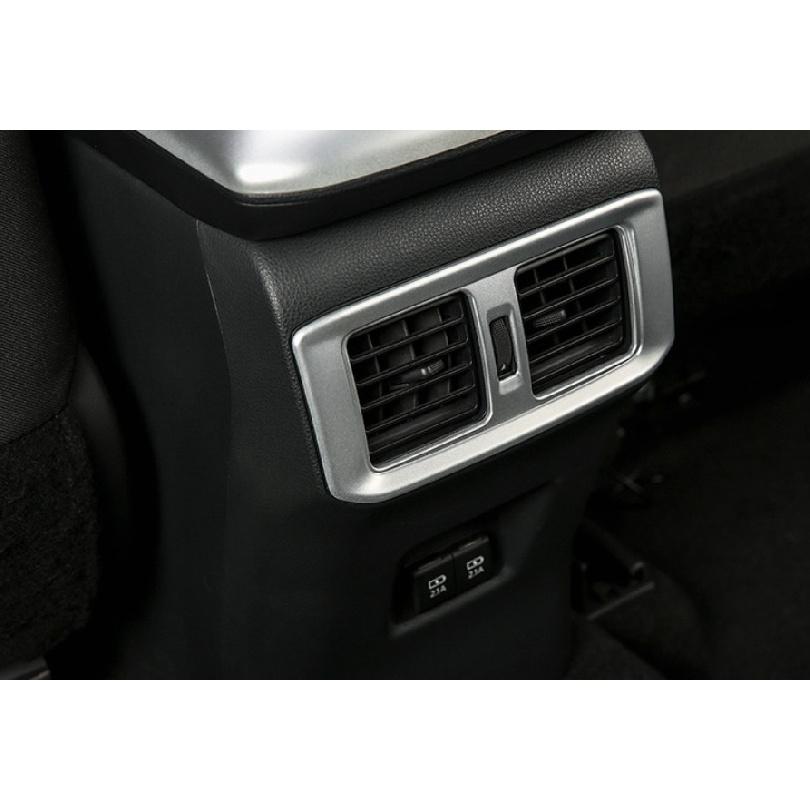 For Toyota RAV4 19-24 Matte SilverRear Armrest AC Air Outlet Vent Cover Trim