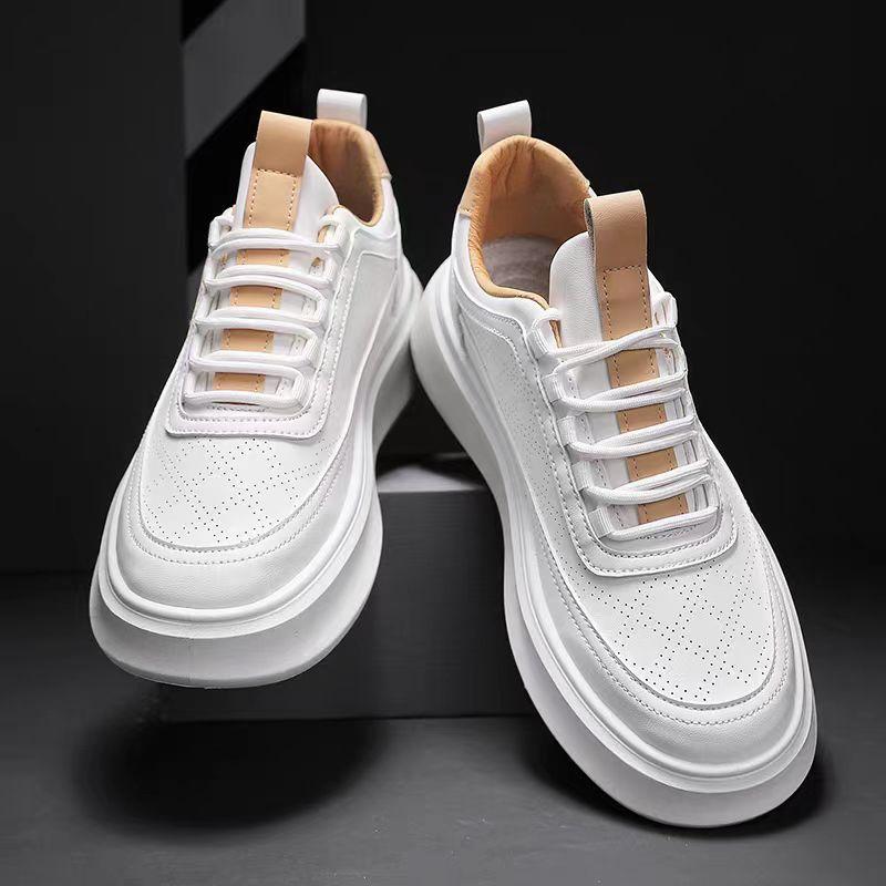 Heiß verkaufte reduzierte Herrenschuhe 2024 Frühling und Herbst Saison Jugend flache Freizeitschuhe dicksohlige verschleißfeste Sportschuhe