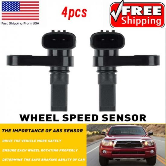 4x ABS Wheel Speed Sensor Front Rear & Right - & Left For Toyota 4Runner Tacoma