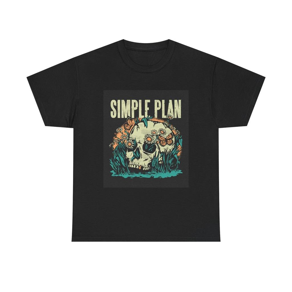 Simple Plan Tshirt Vintage Punk Rock Merch Album Unisex Heavy Cotton Tee