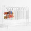 Ins Transparent Acrylic Hook Style Nail Art Display Rack Board Gel Color Works Sample Exhibition Tools