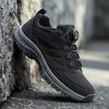 Hiking Shoes - No-Tie Rotating Buckle Closure, Slip-Resistant TPR Outsole, Lightweight Trekking Shoes for Camping - Breathable PU/Fabric Upper