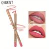 12 Farben Matte Lip Liner Set Highlights Die Farbe ist nicht leicht zu verwischen Dauerhafte Antihaft-Tasse Gold Tube Wasserdichtes Matte Lip Liner Damen-Make-up