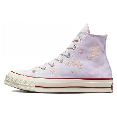 1970s Chuck 70 Comfortable Casual Abrasion Resistant High Top Canvas Shoes Unisex Purple Pink