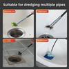 Four-Claw Sewer Cleaning Stick - Extended Dredging Tool for Home.