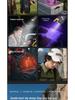 Ultra-thin Tactical Flashlight: Multifunctional, High-Intensity, Magnetic with Back Clip, Colorful High-Endurance Work Light.